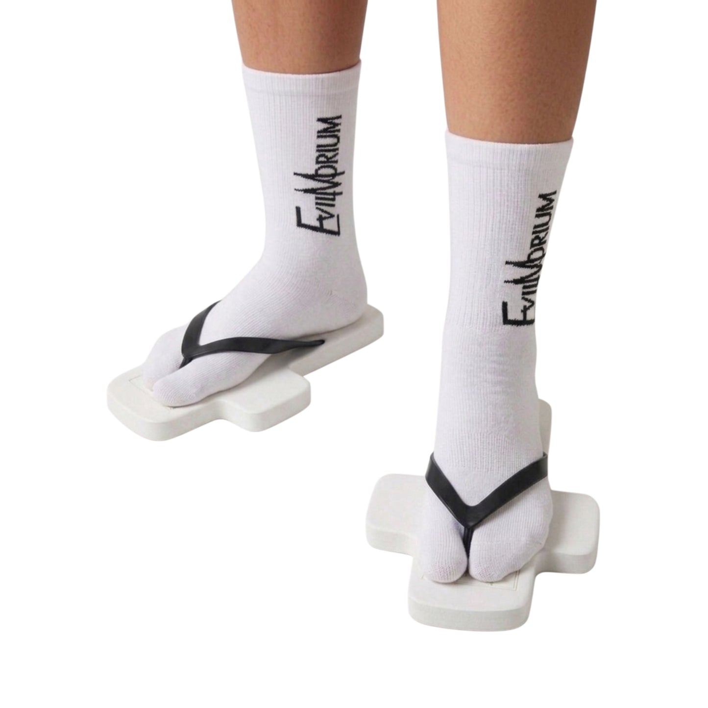 White abstract slides