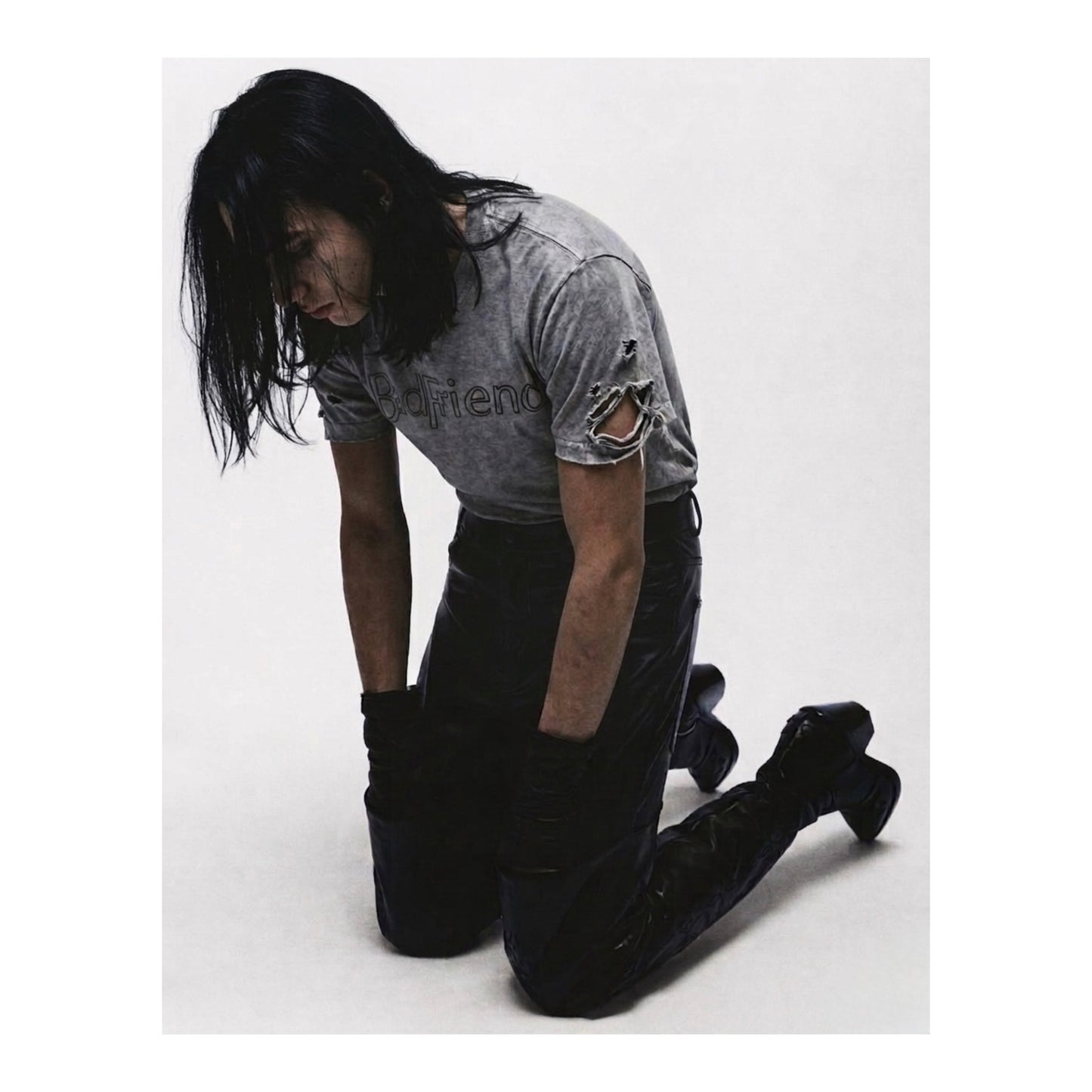 Badfriend grey t-shirt