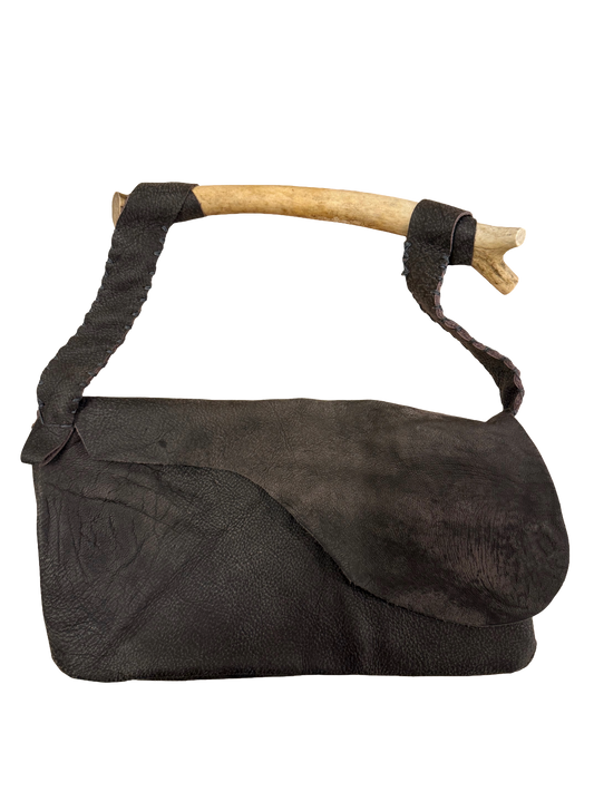 Camel leather bag