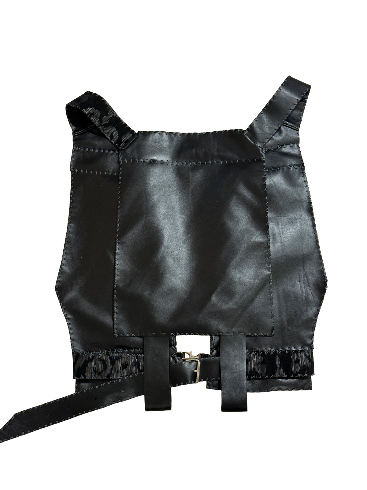 Leather vest bag (two sided)