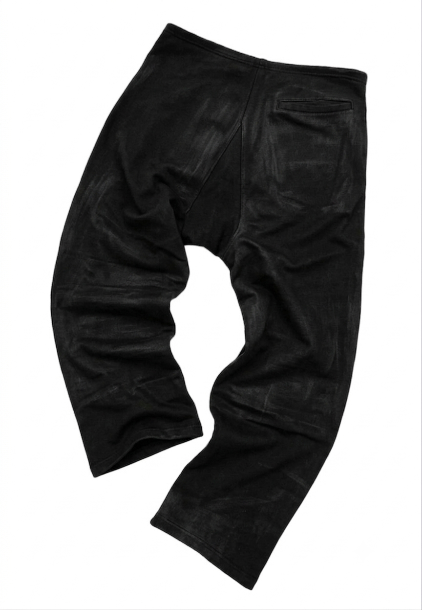 Georgia 13 WAXED black pants